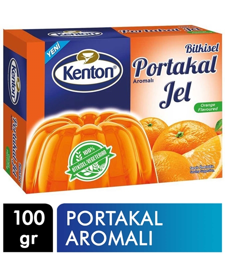 Picture of Kenton Bitkisel Jel 100 g X 12'li Koli Portakal Aromalı