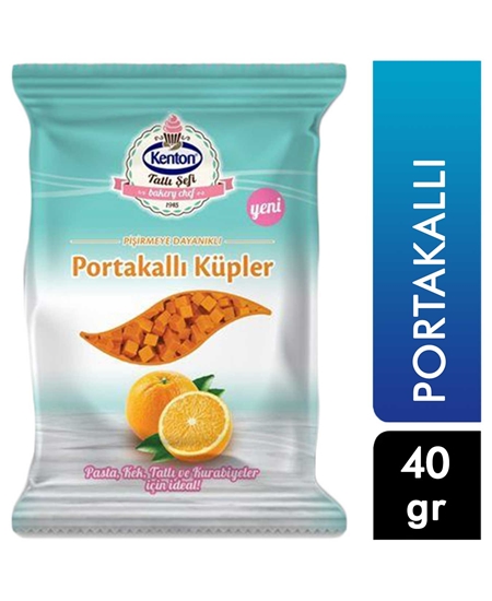 Picture of KENTON TATLI ŞEFİ MEYVELİ KÜPLER PORTAKALLI 40g  YENİ