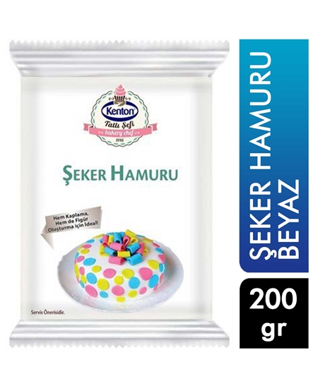 Picture of KENTON TATLI ŞEFİ ŞEKER HAMURU BEYAZ 200 G  YENİ