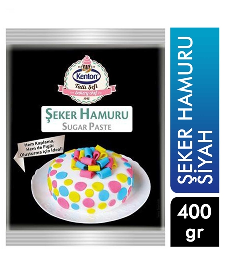 Picture of KENTON ŞEKER HAMURU SİYAH 400 G  YENİ