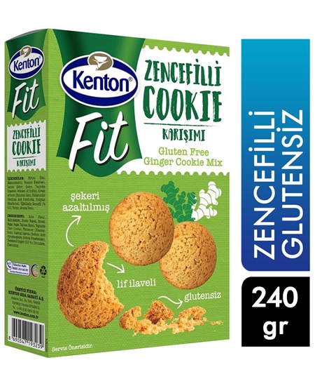 Picture of Kenton Zencefilli Kurabiye Karışımı Glutensiz 240 g X 8'li Koli