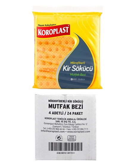 Picture of Koroplast Mutfak Bezi Mikrofiber Kir Sökücü 4'lü