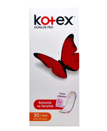 kotex, ped, kadın pedi, hijyenik ped, günlük ped, kotex ped