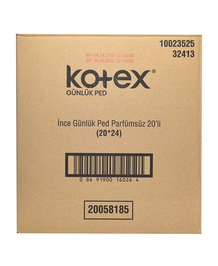 kotex, ped, kadın pedi, hijyenik ped, günlük ped, kotex ped