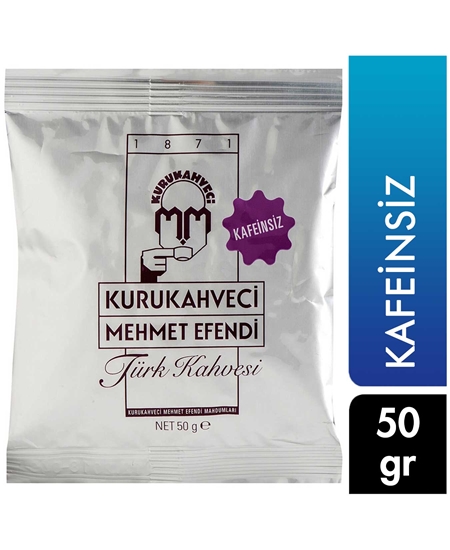 Picture of Kurukahveci Mehmet Efendi Decaffeinated Türkish Coffee 50 Gr x 40's