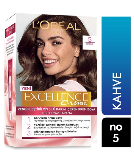 Picture of Loreal Excellence Set Saç Boyası Kahve No: 5