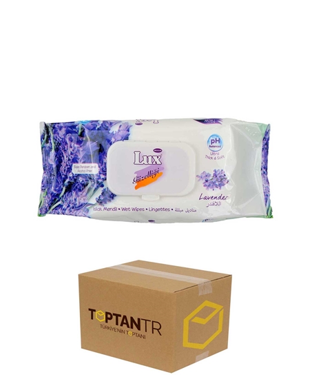 Picture of Lux Wet Wipes 90 Pack X 24 Packs Lavender Scented