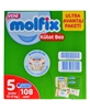 Picture of Molfix Baby Diapers 108 Ultra Advantage Pack 5 Junior 12-17 kg