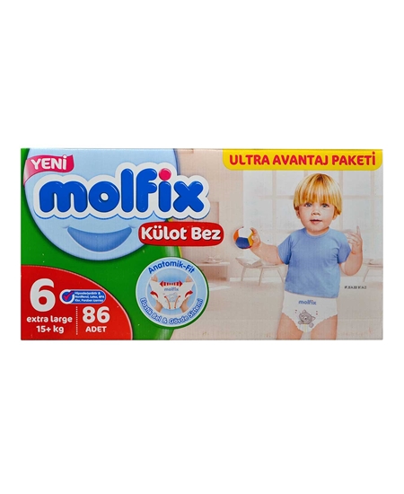 Picture of Molfix Baby Diapers Ultra Advantage Pack 86 Pieces 6 Extra Large 15+ kg