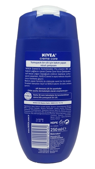 Picture of P-Nivea Creme Care Body Shampoo 250 ml