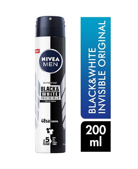 Picture of Nivea Deodorant 200 ml Men Black & White Invisible Original