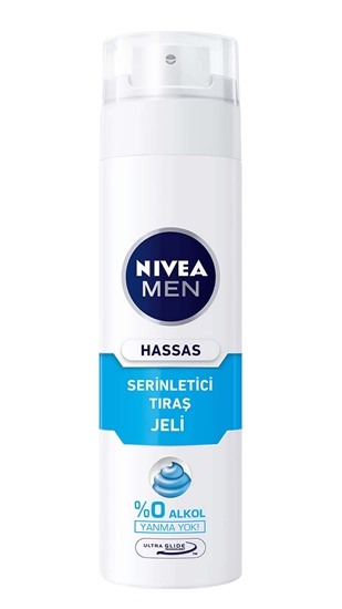 Picture of  Nivea Men Shaving Gel 200 ml Sensitive Refreshing