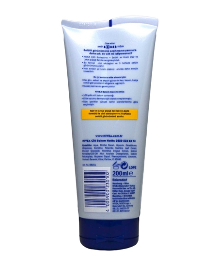 Picture of Nivea Q10 Plus Body Cream 200 ml Firming + Cellulite