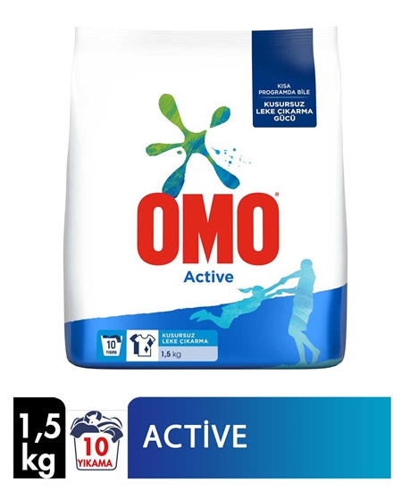 Picture of Omo Matik Powder Laundry Detergent  1,5 Kg Active