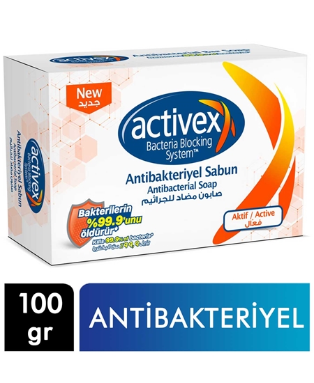 Picture of Activex Antibakteriyel Katı Sabun Aktif 100 g X 36'lı Koli