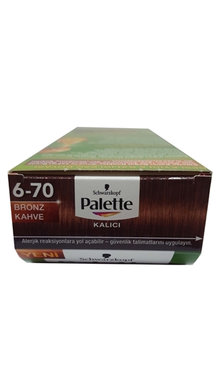 Picture of P-Palette Bronz Kahve 6-70 Tüp Krem Saç Boyası 50 ml