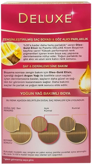 Picture of P-Palette Deluxe Bal Köpüğü Oleo Gold 8-0 Tüp Krem Saç Boyası 50 ml