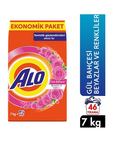 Picture of  Alo Laundry Powder Detergent 7 KG White and Color - Rose Garden