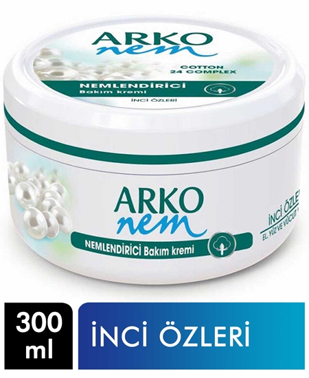 Picture of Arko Nem Nemlendirici Bakım Kremi 300 ml İnci Özleri