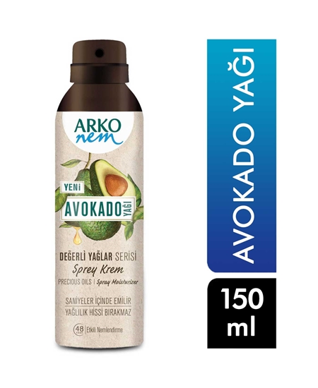 Picture of Arko Nem Sprey Krem 150 ml Avokado Yağlı