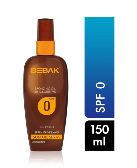 Picture of Bebak Sprey Bronzlaştırıcı Güneş Yağı SPF 0 150 ml