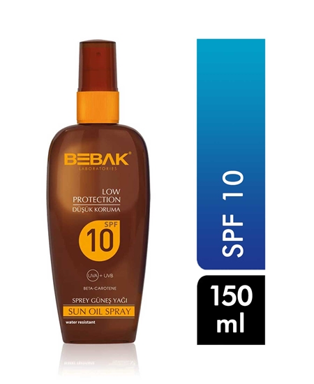 Picture of Bebak Sprey Güneş Yağı SPF 10 150 ml