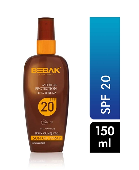 Picture of Bebak Sprey Güneş Yağı SPF 20 150 ml