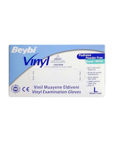 beybi, eldiven, beyaz eldiven, lastik eldiven, laboratuvar eldiveni, muayene eldiveni, ameliyat eldiveni, vinil eldiven, beybi büyük boy vinil eldiven satın al, beybi büyük boy vinil eldiven fiyat, pudrasız eldiven, pudrasız vinil eldiven