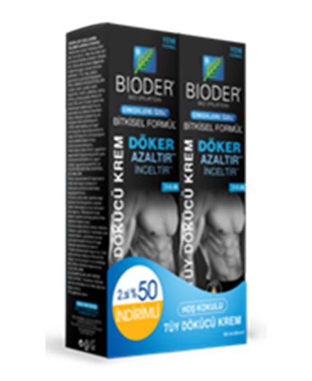 Picture of Bioder Tüy Dökücü Krem Erkekler İçin 100 ml 1+1 2.si Hediye