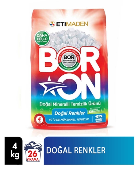 Picture of Boron Matik Toz Çamaşır Deterjanı Doğal Renkler 4 kg