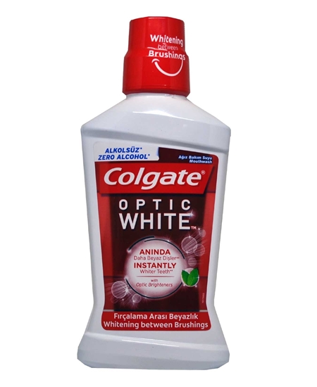 ağız bakım suyu, colgate, colgate optik beyaz, colgate ağız bakım suyu