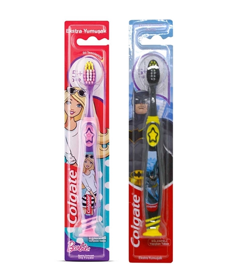 colgate, colgate çocuk diş fırçası, çocuk diş fırçası, diş fırçası, barbie diş fırçası, batman diş fırçası