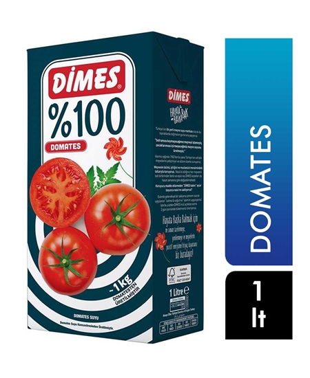 Picture of P-Dimes %100 Meyve Suyu 1 lt Domates