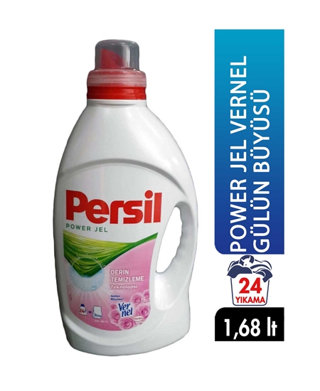 Picture of Persil Liquid Laundry Detergent 1.68 Lt Power Gel Vernel The Magic of Rose - 24 Wash