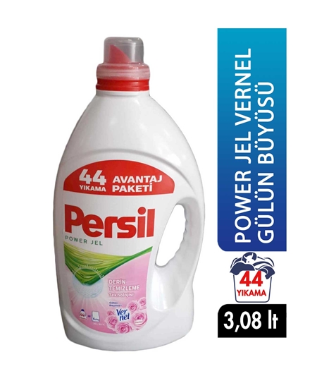 Picture of Persil Liquid Laundry Detergent 3,08 Lt Power Gel Vernel The Magic of Rose