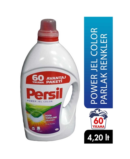 Picture of Persil Liquid Laundry Detergent 4,20 Lt Power Gel Color Bright Colors