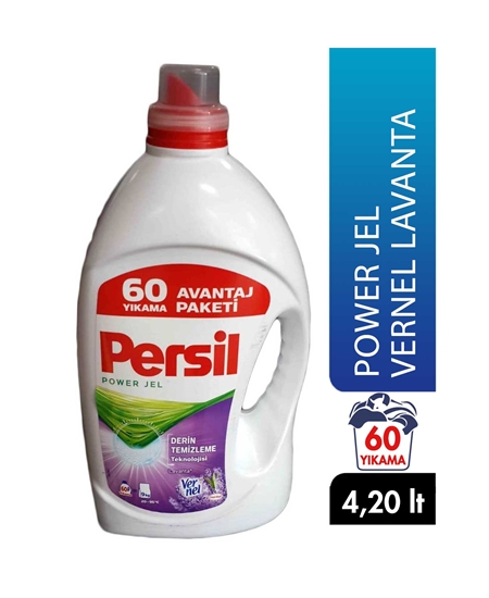 Picture of Persil Liquid Laundry Detergent 4,20 Lt Power Gel Vernel Lavender