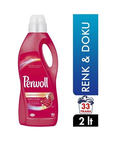 Picture of Perwoll Liquid Laundry Detergent 2 L*9 Color