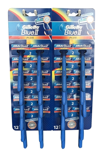 Picture of Gillette Blue2 Plus Razor 48 Carded (2x24)