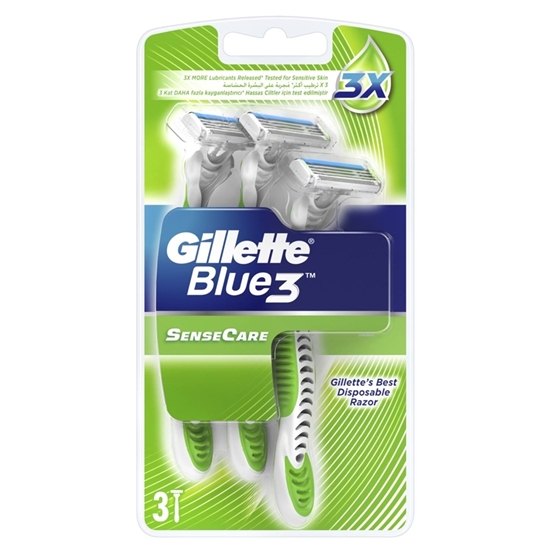 Gillette, gilette, gilete, gilette, jilet, jilette, blu, blu3, blue 3, Blue3,gillette, blue3, blue 3, gillette blue 3, gillette blue 3 sensecare, tıraş bıçağı, Gillette Blue3 sensecare Tıraş Bıçağı satın al, Gillette Blue3 sensecare Tıraş Bıçağı fiyat