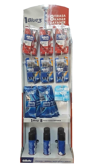 gillette, stand, stend, sıtand, sıtant, gileltte maxi shipper stand satın al, gillette toptan satış, gillette toptan fiyat