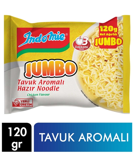 Picture of İndomie Jumbo Tavuk Aromalı Noodle 120 g X 40'lı Koli