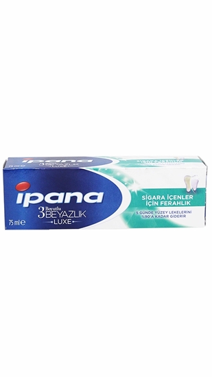 ipana, ipana sigara, sigara içenler için diş macunu, ipana beyazlatıcı diş macunu, ipana diş macunu, diş macunu, beyazlatıcı diş macunu, ipana 3d white, ipana 3 boyutlu beyazlık, sigara kokusu için diş macunu, sigara lekesi için diş macunu