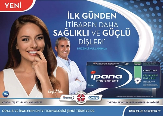 Picture of P-İpana Pro-Expert Clinic Line Diş Minesi Kalkanı Diş Macunu 75 ml-SKT SORUNU