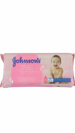 Picture of Johnson's Baby Wet Wipes 56's Pack Sensitive