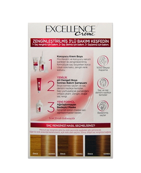 Picture of Loreal Excellence Set Saç Boyası Bal Köpüğü No:7.31