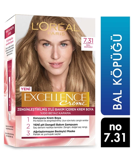 Picture of Loreal Excellence Set Saç Boyası Bal Köpüğü No:7.31