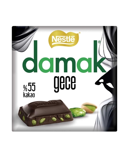 Picture of Nestle Damak Gece Antep Fıstıklı Bitter Çikolata 63 g X 6'lı Paket