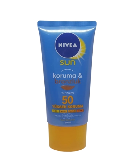 nivea, nivea sun, gunes kremi, gunes yagi, gunes spreyi, bronzlasma, gunes korumasi, hassas cilt gunes kremi, yüz kremi, yüz koruma kremi, nivea yüz koruma kremi