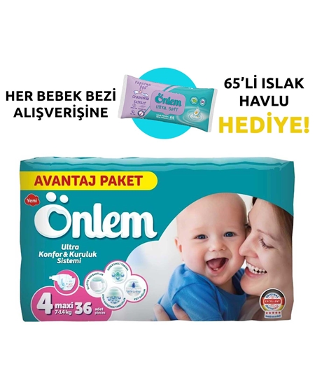 Picture of Önlem Bebek Bezi 36'lı 4 Maxi